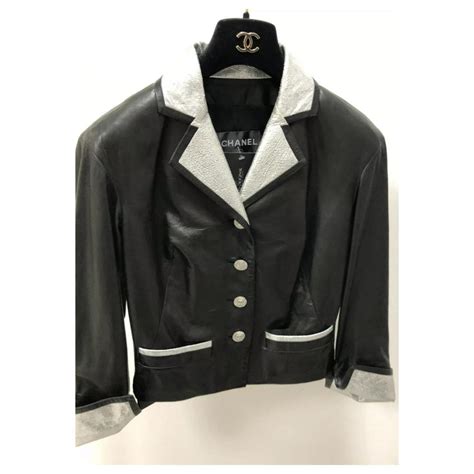 veste chanel occasion prix|veste Chanel cuir.